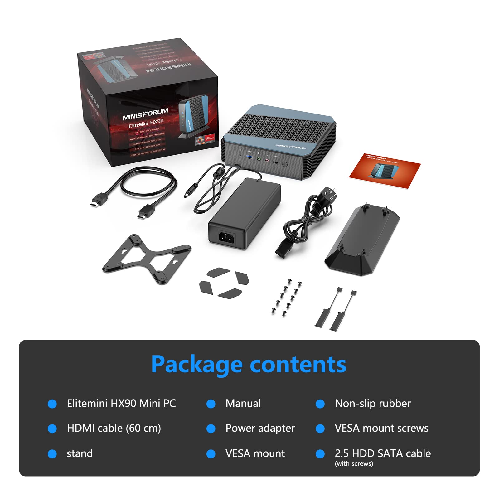 Amazon.co.jp: MINISFORUM EliteMini HX90 ミニpc AMD Ryzen 9